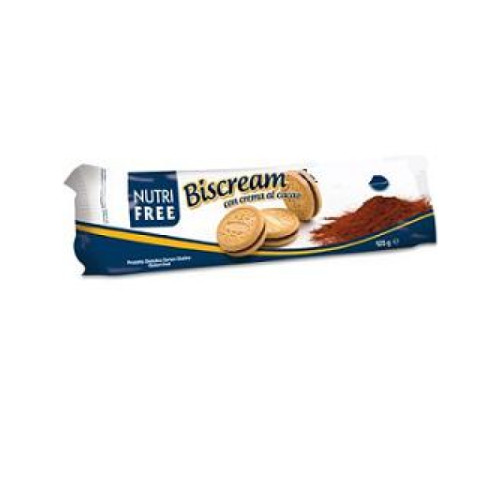 Nutrifree biscream con crema al cacao 125 g