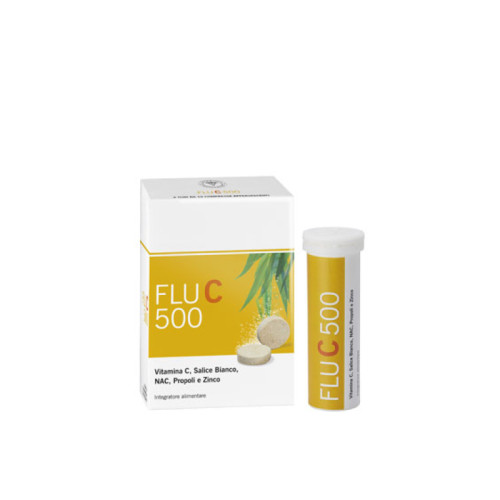 Lfp flu c 500 20 compresse effervescenti
