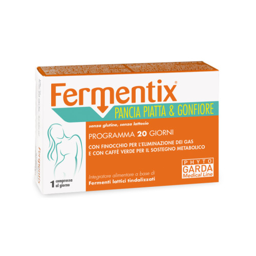 Fermentix pancia piatta e gonfiore 20 compresse