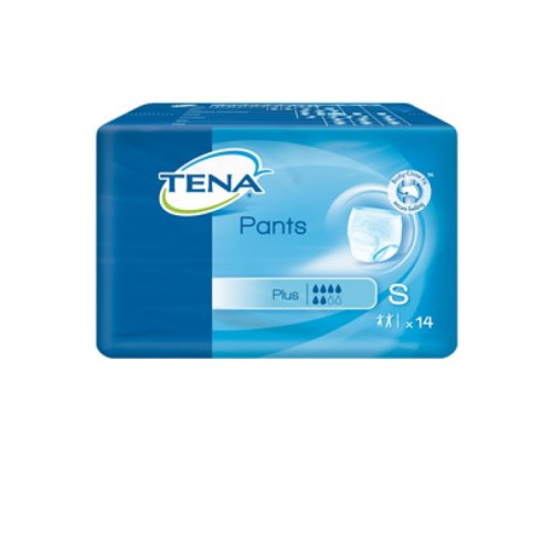 Pannolone a mutandina tena pants plus taglia small 14 pezzi