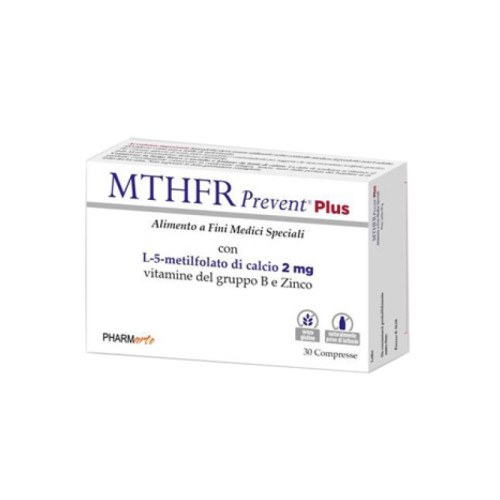 Mthfr-p plus 30 compresse senza glutine naturalmente privo di lattosio