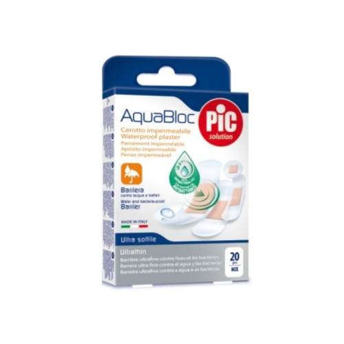Cerotto pic aquabloc mix antibatterico 20 pezzi