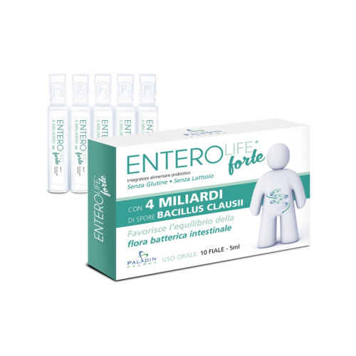 Enterolife forte 4 miliardi 10 fiale da 5 ml