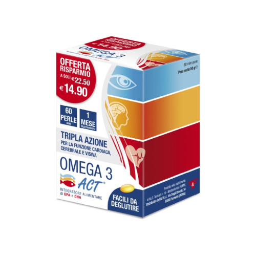 Omega 3 act 540mg 60 perle mini