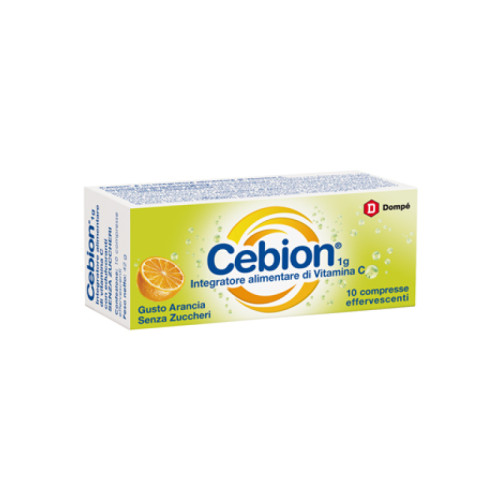 Cebion effervescente vit c senza zucchero 10 compresse