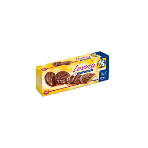 Schar luxury biscotti di pasta frolla ricoperti di cioccolato al latte 200 g