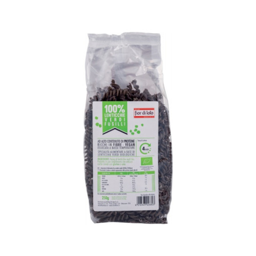Fusilli di lenticchie verdi bio 250 g