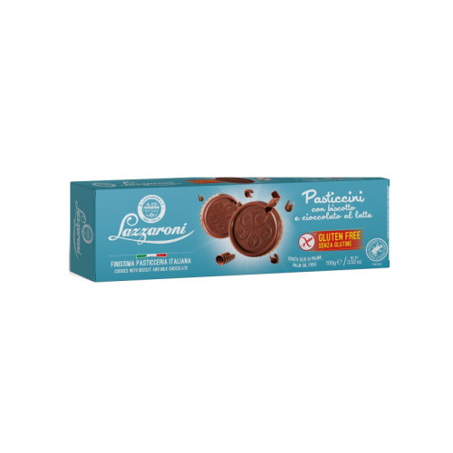 Pasticcini biscotto/cioccolato al latte 100 g