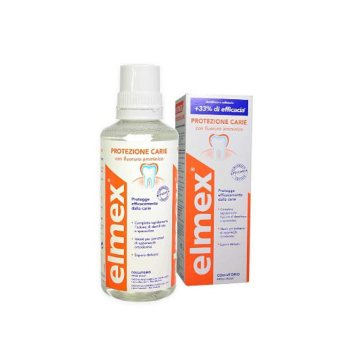 Elmex protezione carie collutorio fluoruro amminico 400 ml
