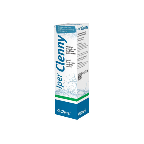 Iper clenny spray nasale erogazione continua soluzione ipertonica con acido ialuronico 100 ml