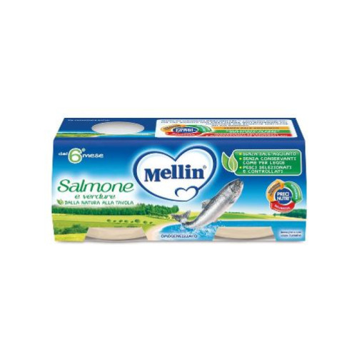 Mellin omogeneizzato salmone 2 x 80 g