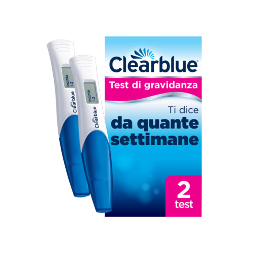 Test di gravidanza clearblue con indicatore delle settimane 2 pezzi