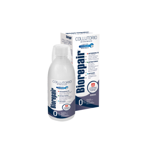 Biorepair oral care collutorio alta intensita' 3in1 antisensibilita', antibatterico, anticarie 500 ml
