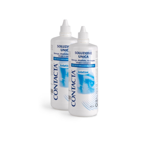 Soluzione per lenti a contatto contacta 2 pezzi 360 ml
