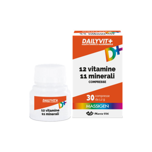 Massigen dailyvit 12 vitamine 11 minerali 30 compresse rivestite