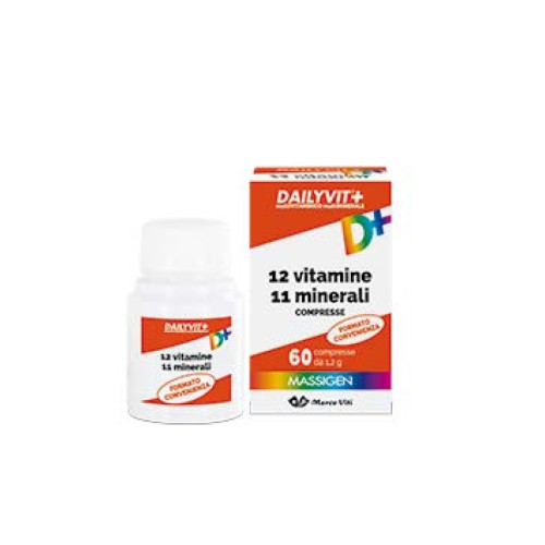 Massigen dailyvit 12 vitamine 11 minerali 60 compresse rivestite