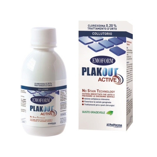 Emoform plak out active clorexidina 0,20% collutorio 200 ml
