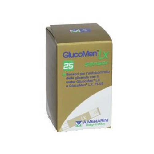 Strisce misurazione glicemia glucomen lx plus 25 pezzi