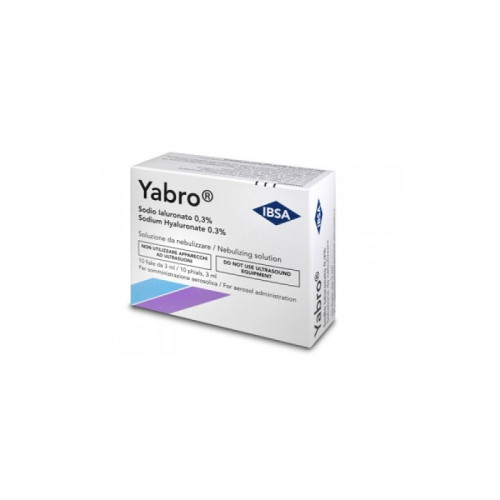 Yabro 10 fiale 3ml acido ialuronico 0,3% soluzione per nebulizzatore
