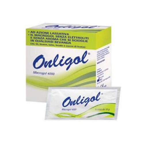 Onligol macrogol 4000 20 bustine 10 g senza zucchero