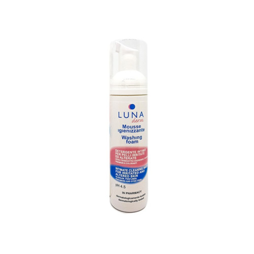 Lunaderm mousse igienizzante detergente intimo pelli irritate ed alterate 150 ml