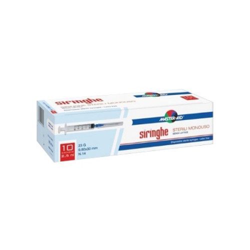 Siringa per venipuntura master-aid 10 ml gauge 21 10 pezzi