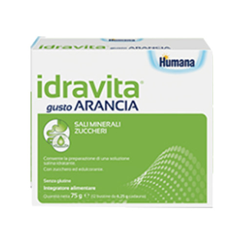 Idravita gusto arancia 12 bustine da 6,25 g
