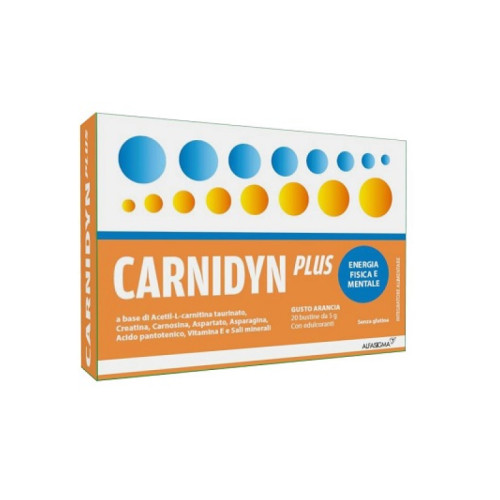 Carnidyn plus 20 bustine da 5 g gusto arancia