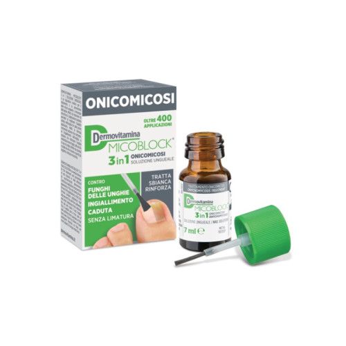 Dermovitamina micoblock 3 in 1 onicomicosi soluzione ungueale 7 ml