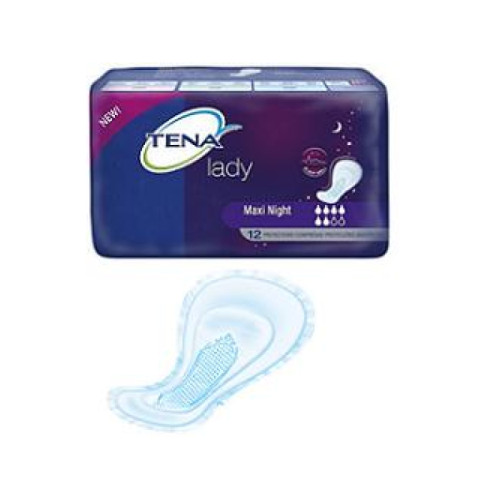 Pannolone sagomato tena discreet maxi night 12 pezzi