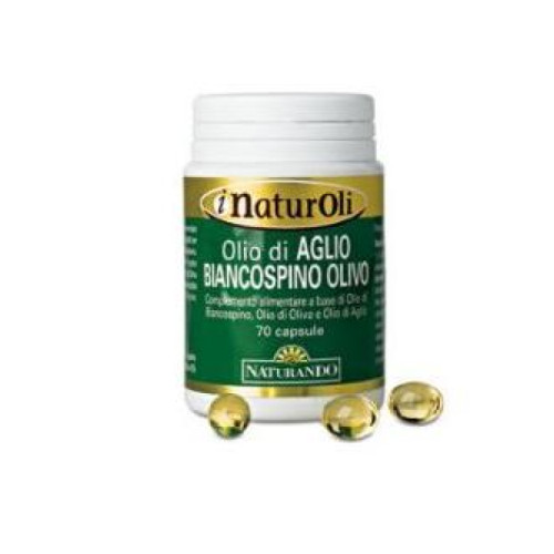 Naturoli olio di aglio biancospino olivo 70 softgel