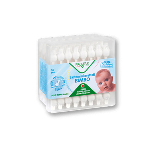 Profar bastoncini ovattati bambini 56 pezzi
