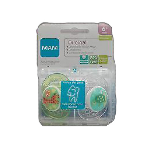 Mam original succhietto 6+ silicone confezione doppia