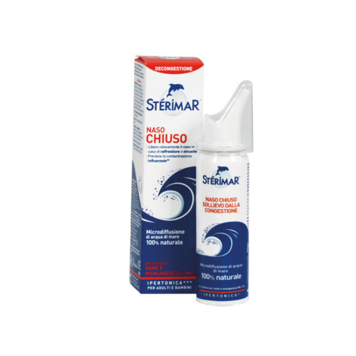 Sterimar ipertonico naso chiuso rame e manganese spray 50 ml