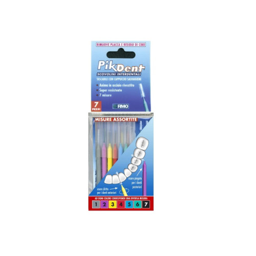 Pikdent stuzzicolino 1 bustina con 7 misure assortite