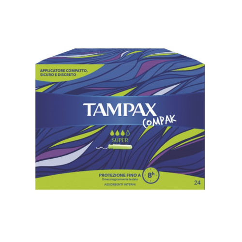 Tampax compak super 24 pezzi