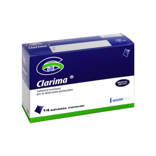 Salvietta perioculare clarima 14 pezzi