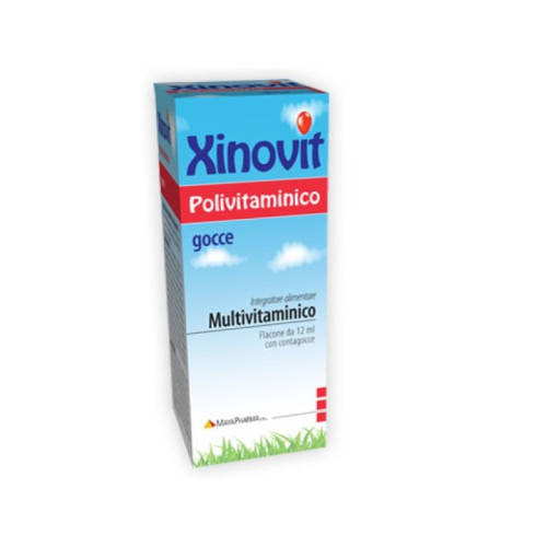 Xinovit polivitaminico 12 ml senza glutine naturalmente privo di lattosio