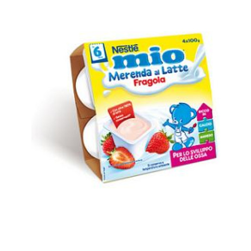 Mio merenda fragola 4 x 100 g