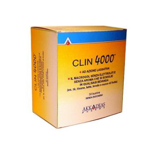 Clin 4000 lassativo 30 bustine monouso 10 g senza zucchero