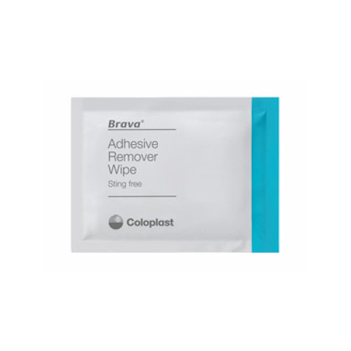 Brava salviette remover per distacco dolce adesivi e dispositivi per stomia 30 pezzi