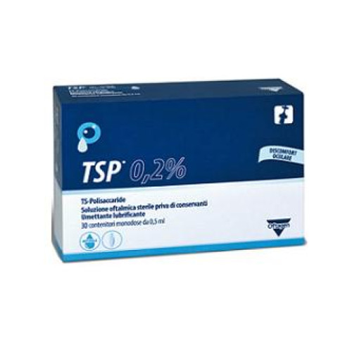 Tsp 0,2% soluzione oftalmica umettante lubrificante 30 flaconcini monodose 0,5 ml
