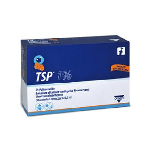Tsp 1% soluzione oftalmica umettante lubrificante 30 flaconcini monodose 0,5 ml