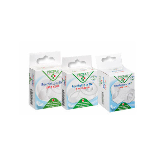 Cerotto rocchetto tessuto non tessuto delicato cm 5x5 m profar