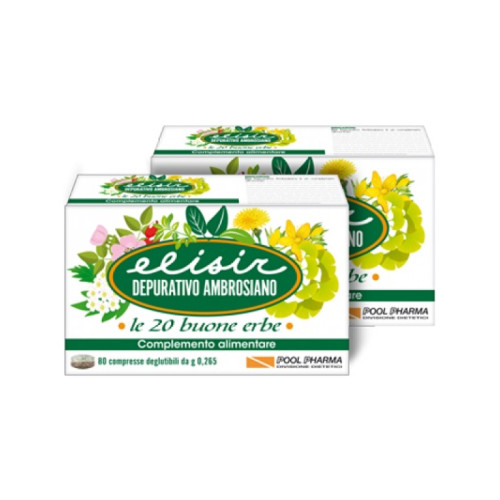 Elisir depurativo ambrosiano 20 compresse 5,3 g