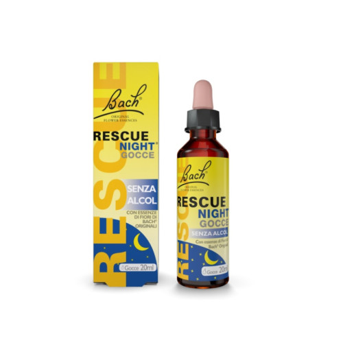 Rescue original night senza alcol gocce 20 ml