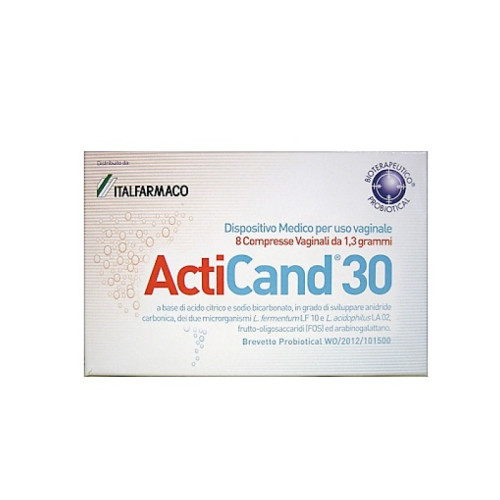 Acticand 30 8 compresse vaginali