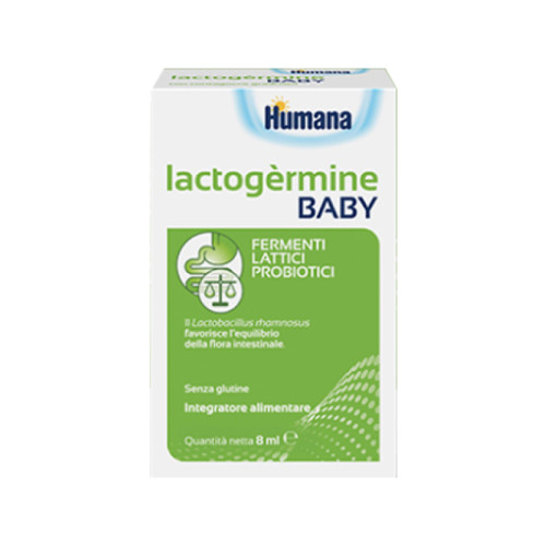 Lactogermine baby gocce flacone da 7,5 g con tappo serbatoioe contagocce