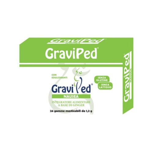 Graviped nausea 24 chewing gum 1,2 g