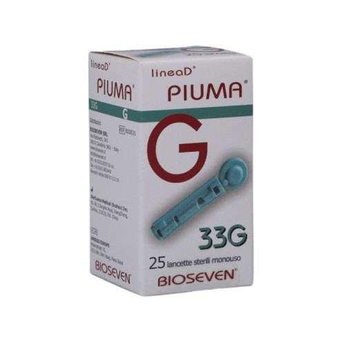 Lancette pungidito linea d piuma gauge 33 25 pezzi